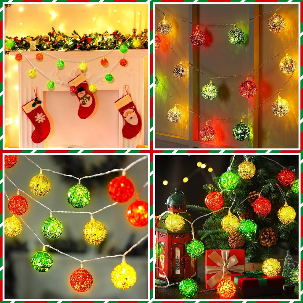 3M 20LEDs Christmas Fairy String Lights Christmas Tree Ball Lights Indoor Outdoor Xmas Decorations