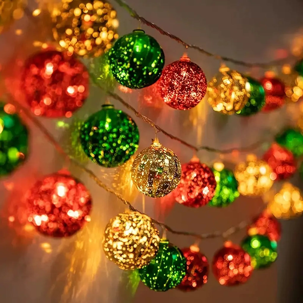 3M 20LEDs Christmas Fairy String Lights Christmas Tree Ball Lights Indoor Outdoor Xmas Decorations