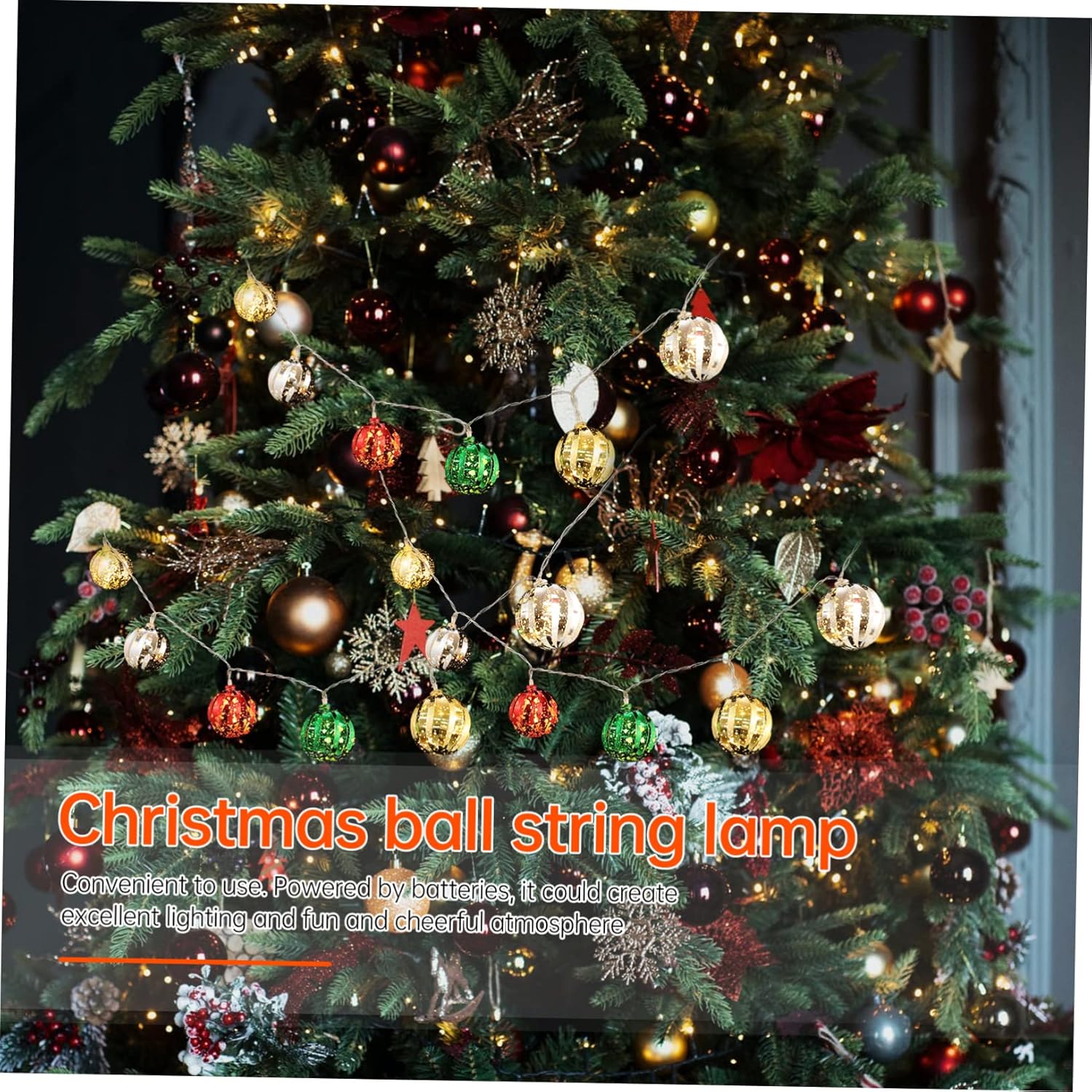 3M 20LEDs Christmas Fairy String Lights Christmas Tree Ball Lights Indoor Outdoor Xmas Decorations