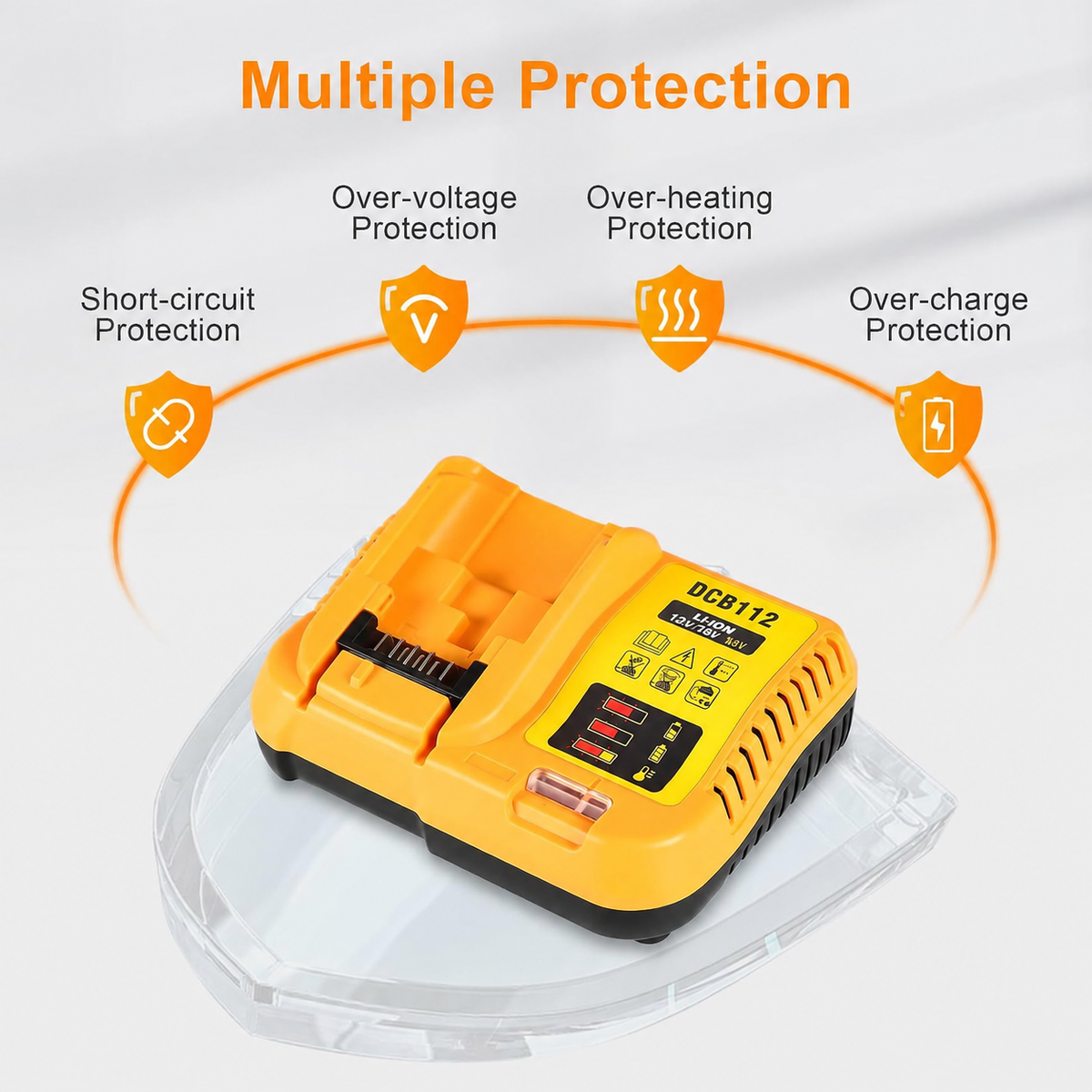 Battery Charger for Dewalt Dcb112 12V - 20V Replacement