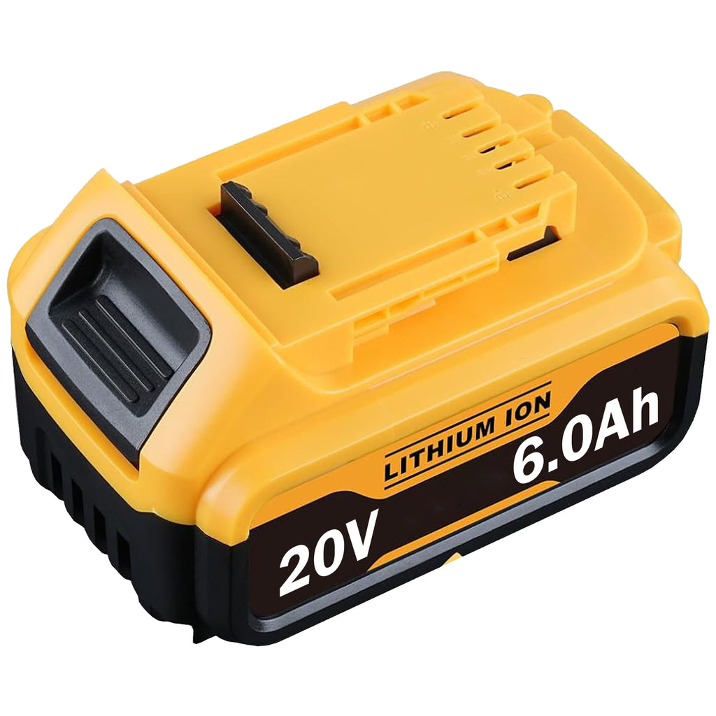 20V 6.0Ah Replacement Battery Compatible with DeWalt DCB Series Li-ion for 20V Tools
