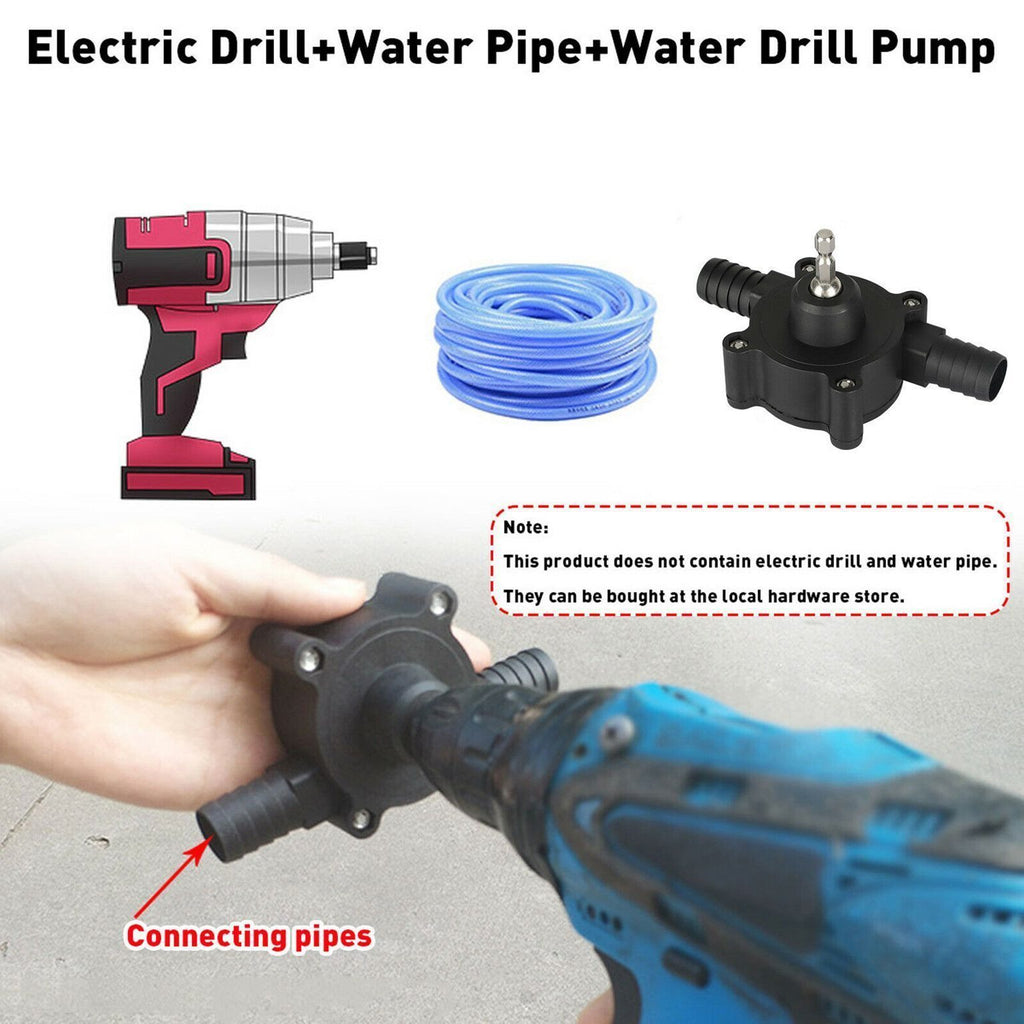 Electric Water Drill Pump Self Priming Water Transfer Pump Mini Water Pump
