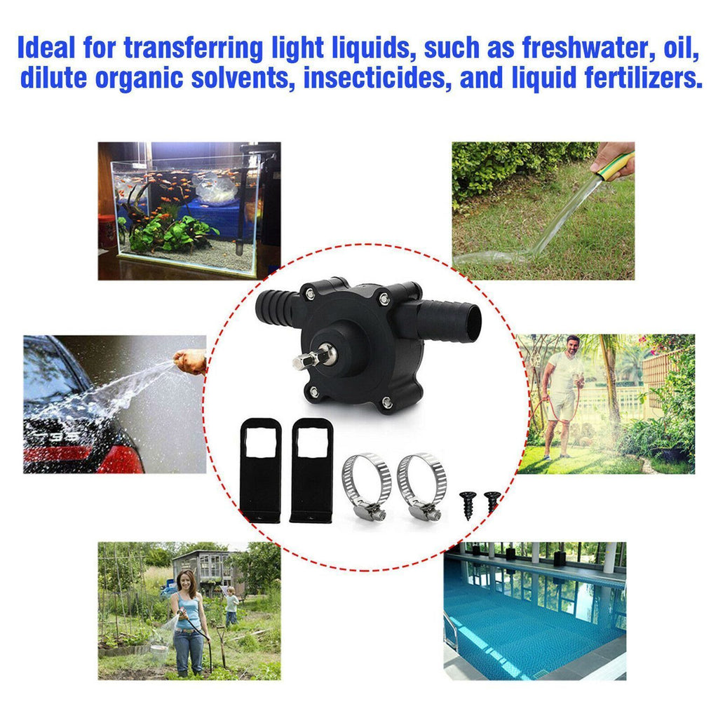 Electric Water Drill Pump Self Priming Water Transfer Pump Mini Water Pump