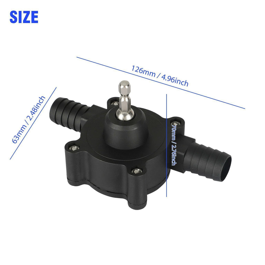 Electric Water Drill Pump Self Priming Water Transfer Pump Mini Water Pump