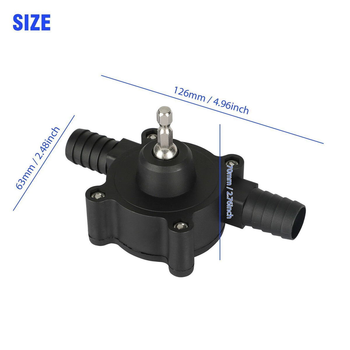 Electric Water Drill Pump Self Priming Water Transfer Pump Mini Water Pump