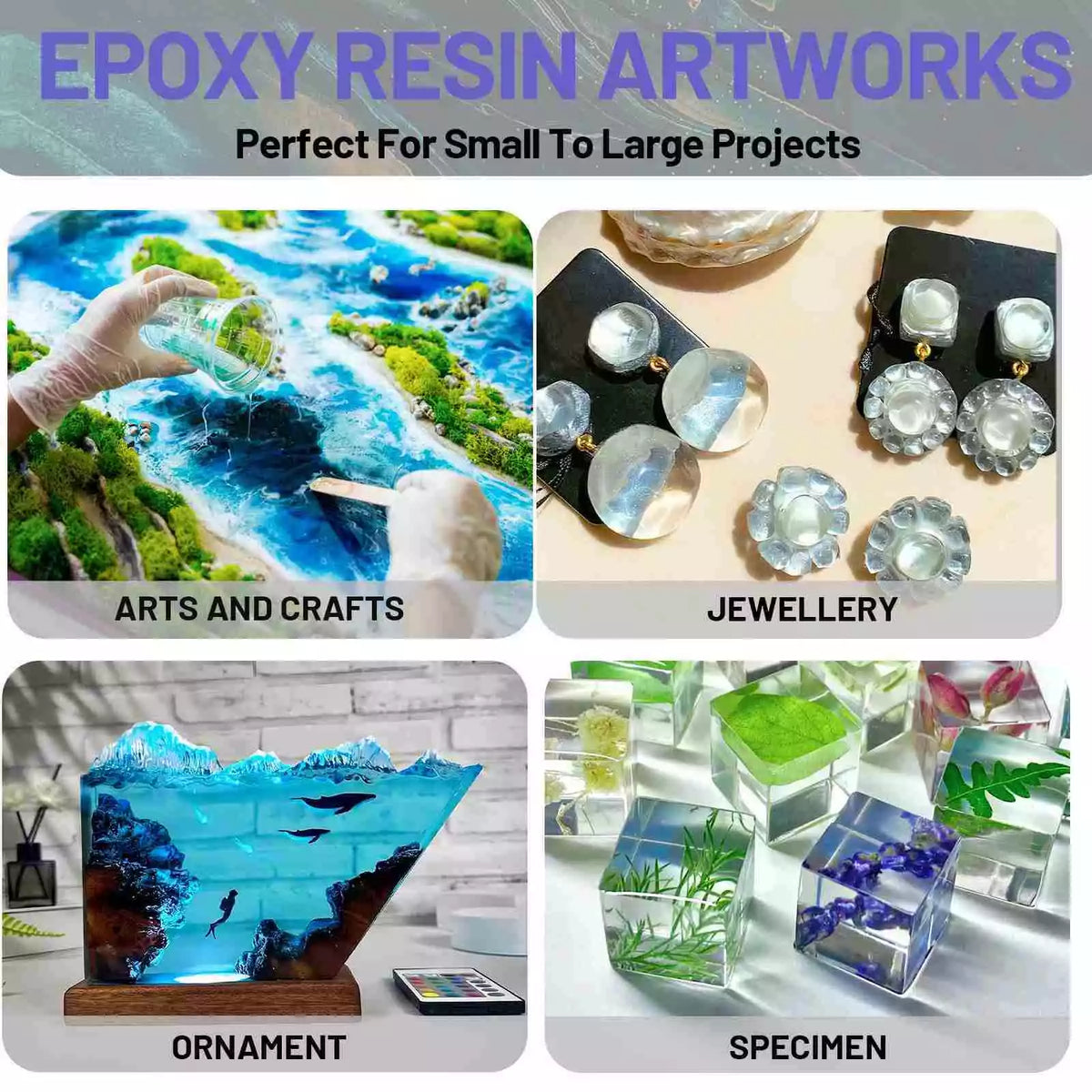 Epoxy Resin 1:1 4000ml Kit
