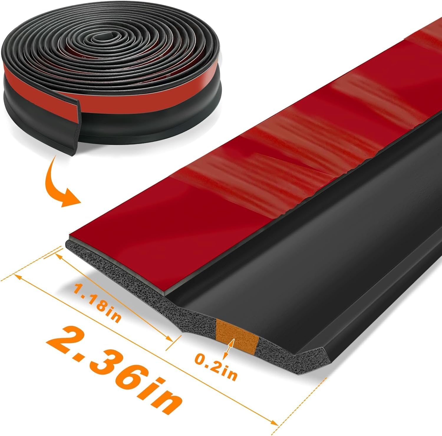 10M Garage Door Seal
