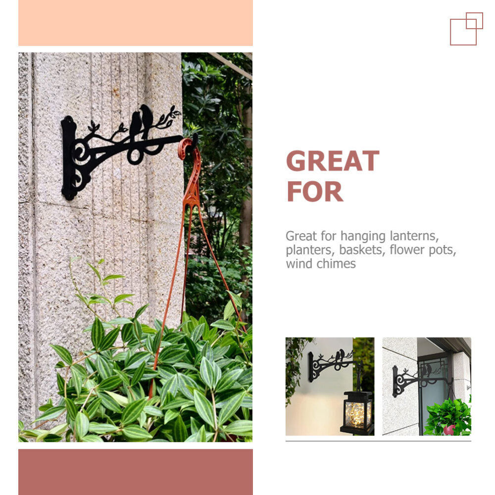 2Pcs Hanging Plant Bracket Planter Outdoor Hook