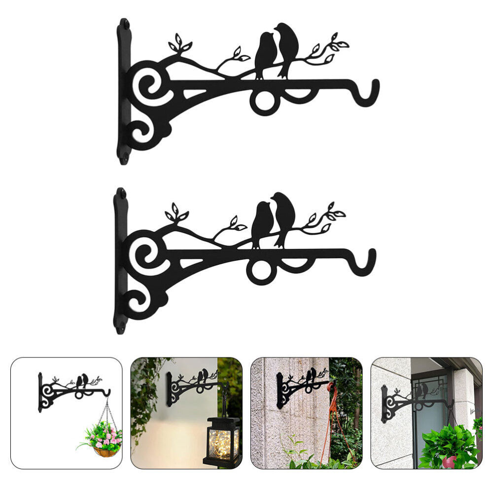 2Pcs Hanging Plant Bracket Planter Outdoor Hook