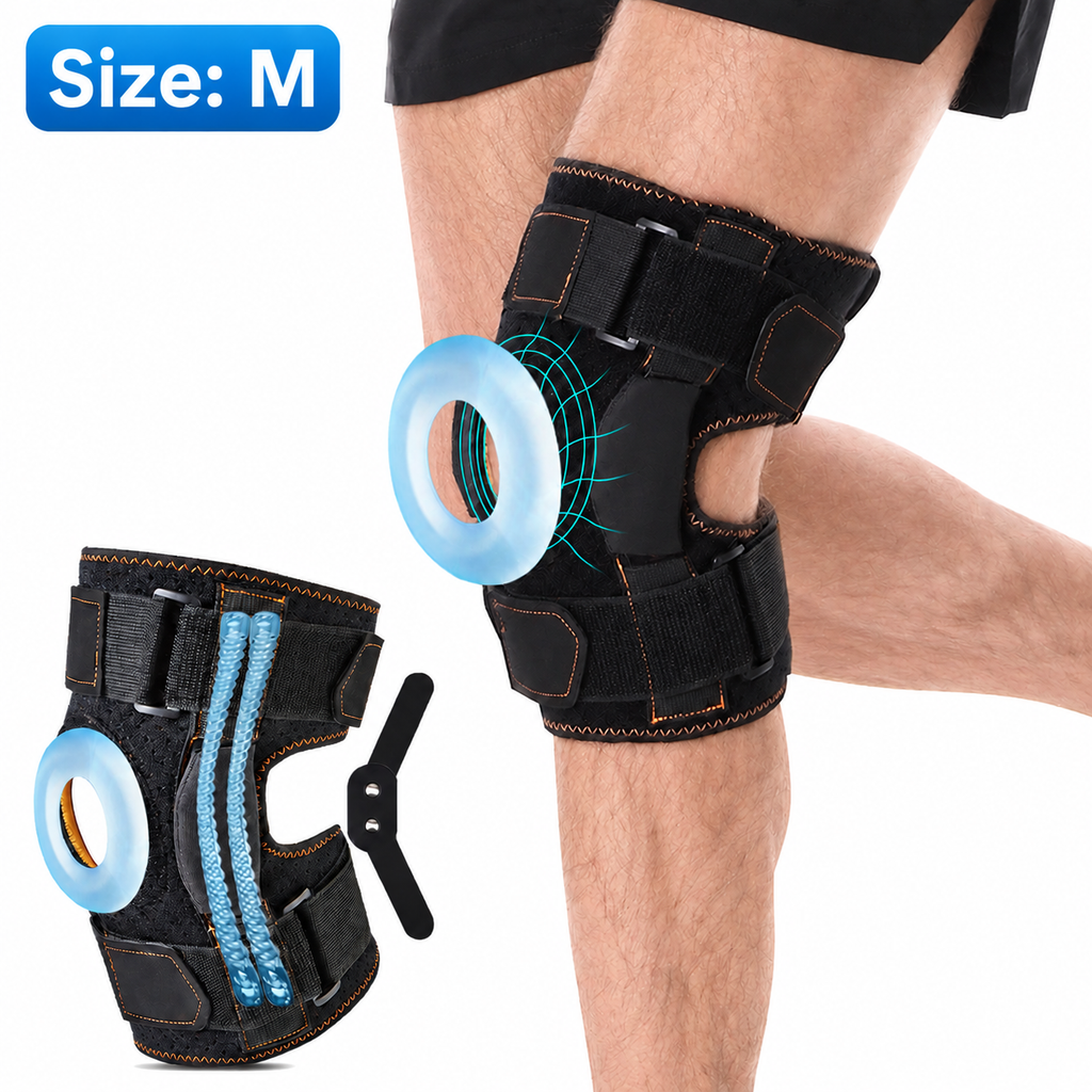 Hinged Knee Brace Patella Support Adjustable Sports Knee Stabiliser