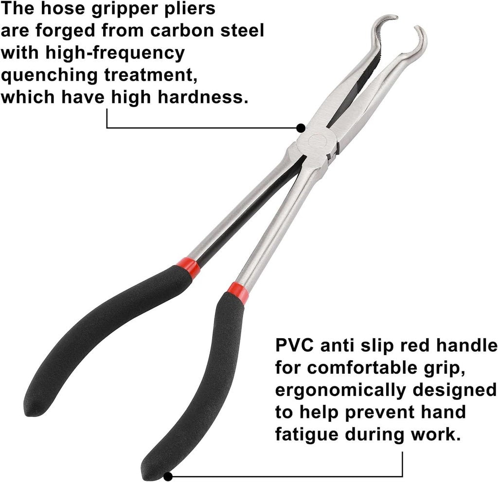Hose Grip Pliers 3PCS Long Reach Spark Plug Boot Removal Tool