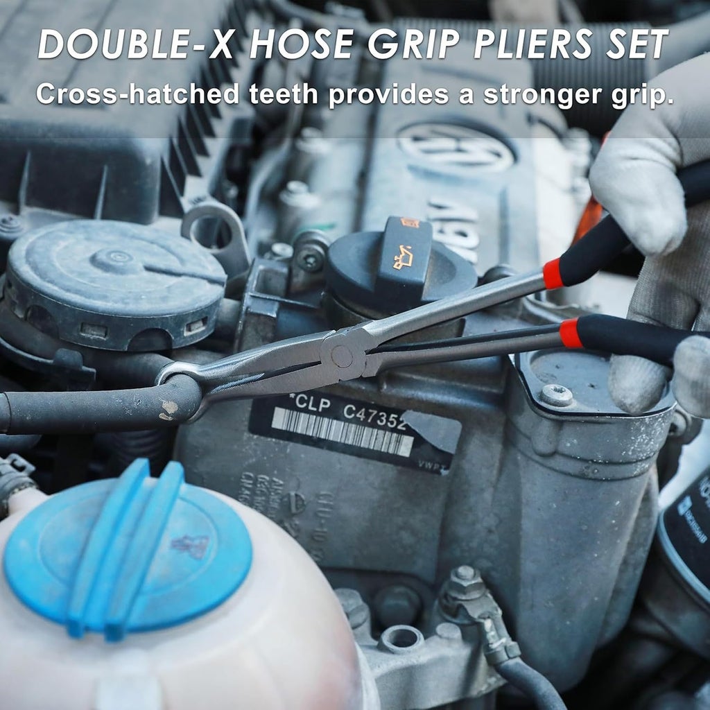 Hose Grip Pliers 3PCS Long Reach Spark Plug Boot Removal Tool
