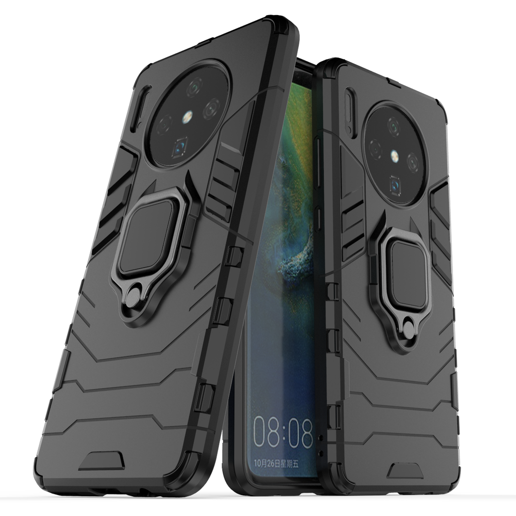 Huawei Mate 30 Rugged Tough Case Shockproof Hybrid Cover BLACK