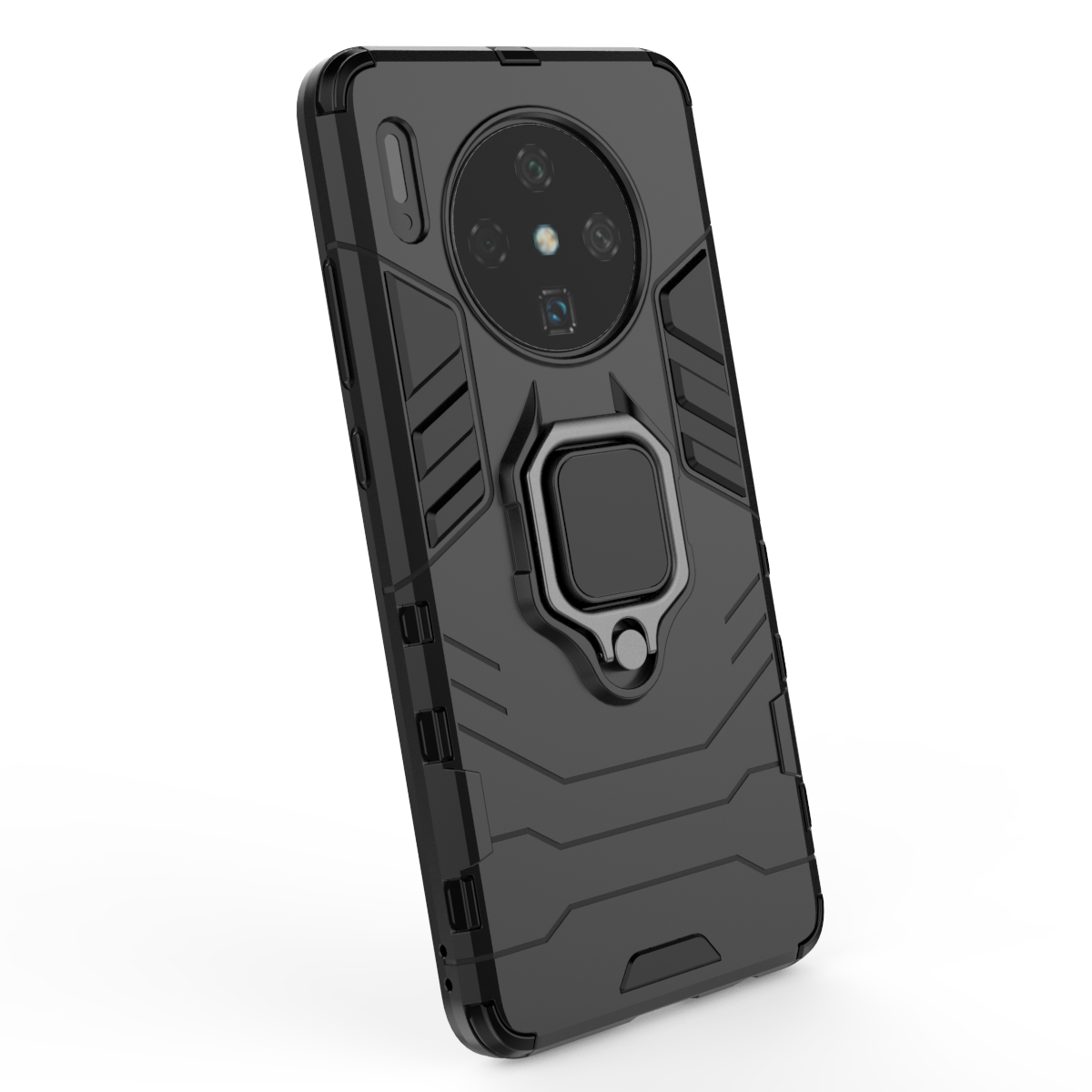 Huawei Mate 30 Rugged Tough Case Shockproof Hybrid Cover BLACK