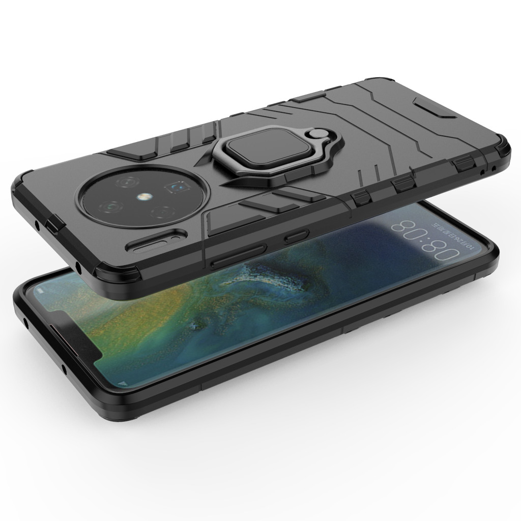 Huawei Mate 30 Rugged Tough Case Shockproof Hybrid Cover BLACK