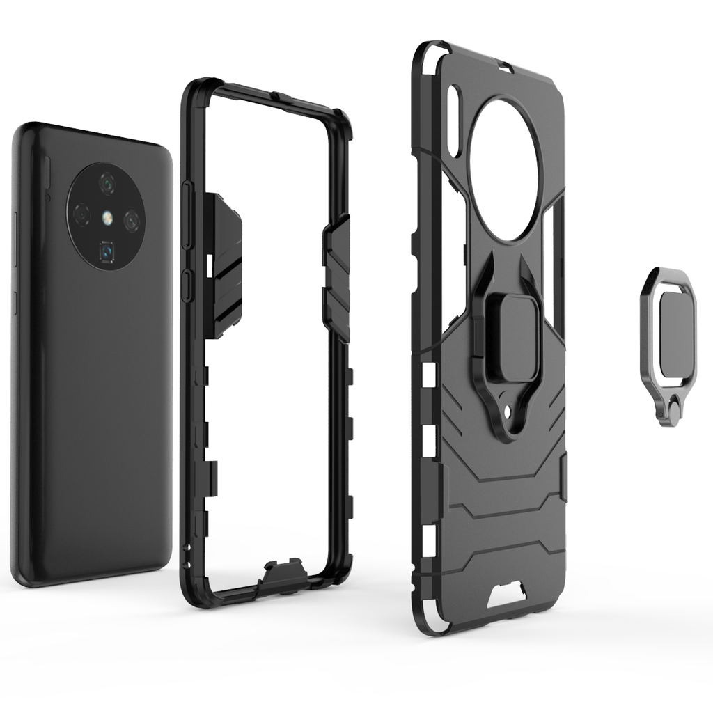 Huawei Mate 30 Rugged Tough Case Shockproof Hybrid Cover BLACK