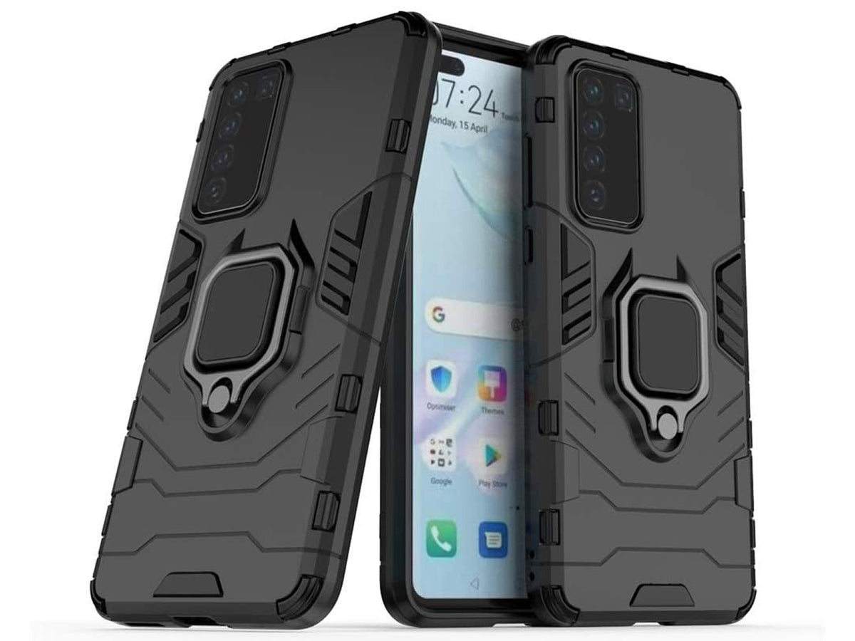 Huawei P40 Rugged Tough Case Shockproof Hybrid Cover BLACK