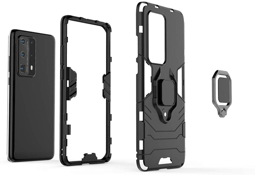 Huawei P40 Pro Plus Rugged Tough Case Shockproof Hybrid Cover BLUE