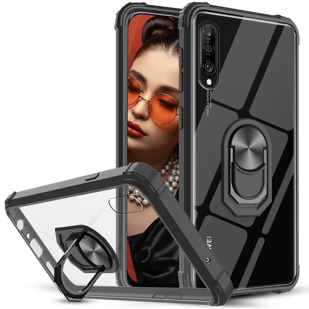 Huawei Y9s Rugged Tough Case Shockproof Hybrid Cover BLACK