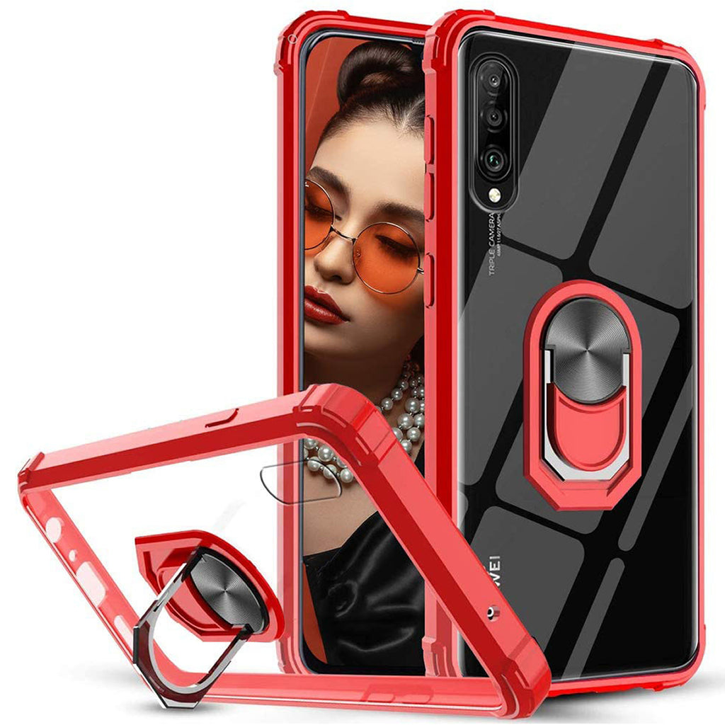 Huawei Y9s Rugged Tough Case Shockproof Hybrid Cover RED