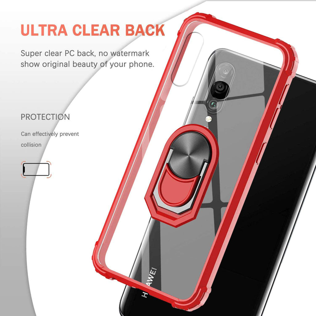 Huawei Y9s Rugged Tough Case Shockproof Hybrid Cover RED