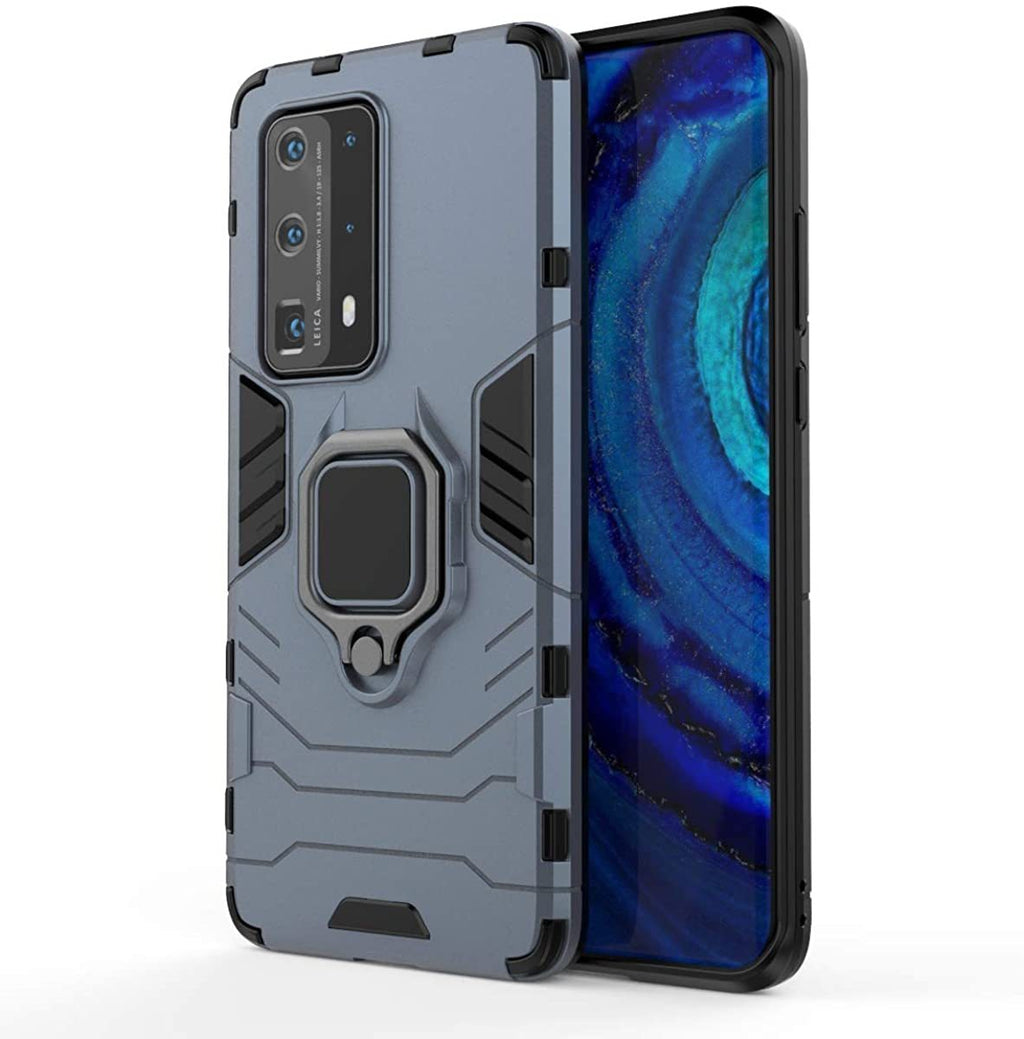 Huawei P40 Pro Plus Rugged Tough Case Shockproof Hybrid Cover BLUE