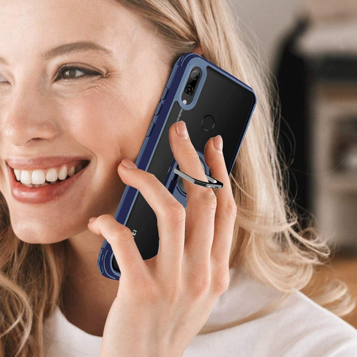 Huawei Y6s Rugged Tough Case Shockproof Hybrid Cover BLUE