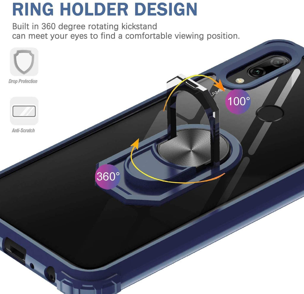 Huawei Y6s Rugged Tough Case Shockproof Hybrid Cover BLUE