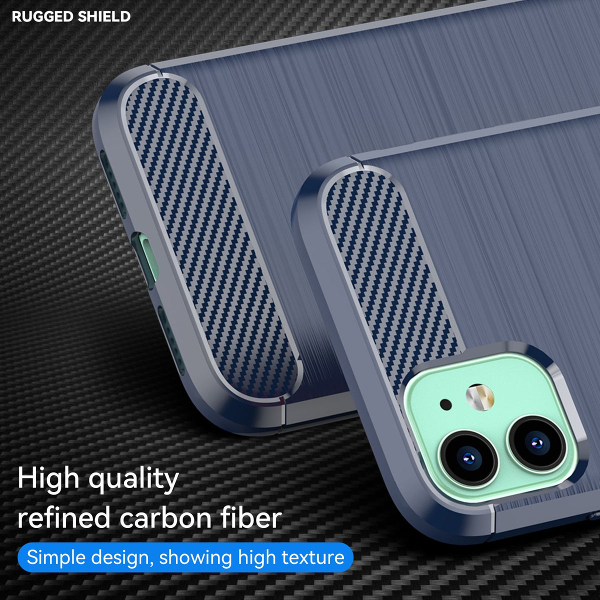 iPhone 11 Slim Fit Case Tough Gel TPU Rubber Cover BLUE