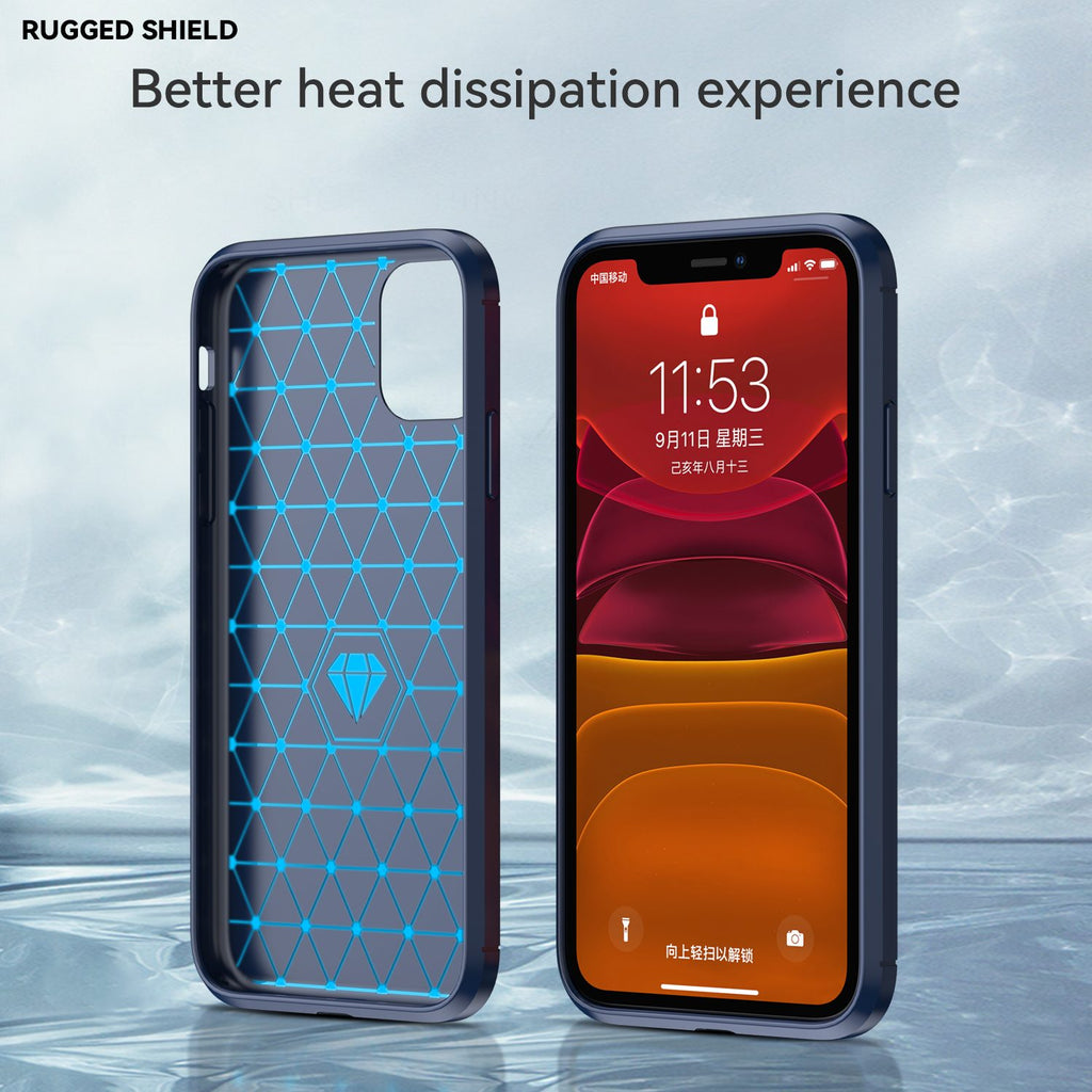 iPhone 11 Slim Fit Case Tough Gel TPU Rubber Cover BLUE
