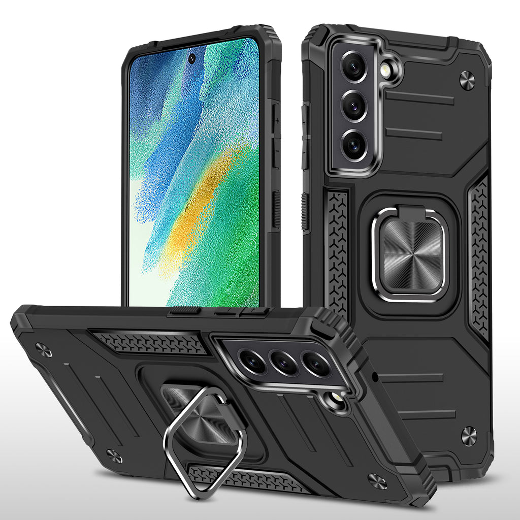 Samsung Galaxy S21 Plus Rugged Tough Case Shockproof Hybrid Cover BLACK