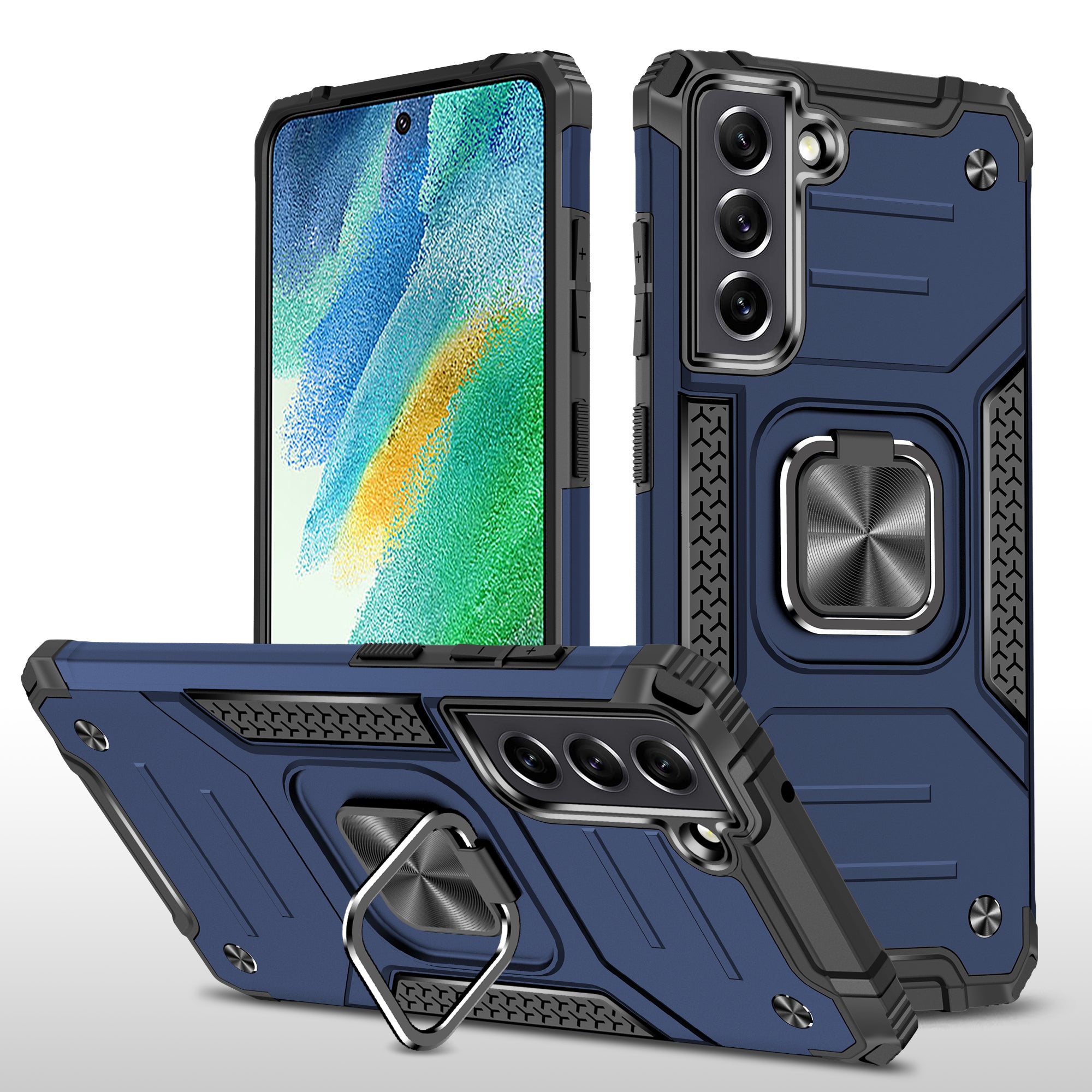 Samsung Galaxy S22 Plus Rugged Tough Case Shockproof Hybrid Cover BLUE