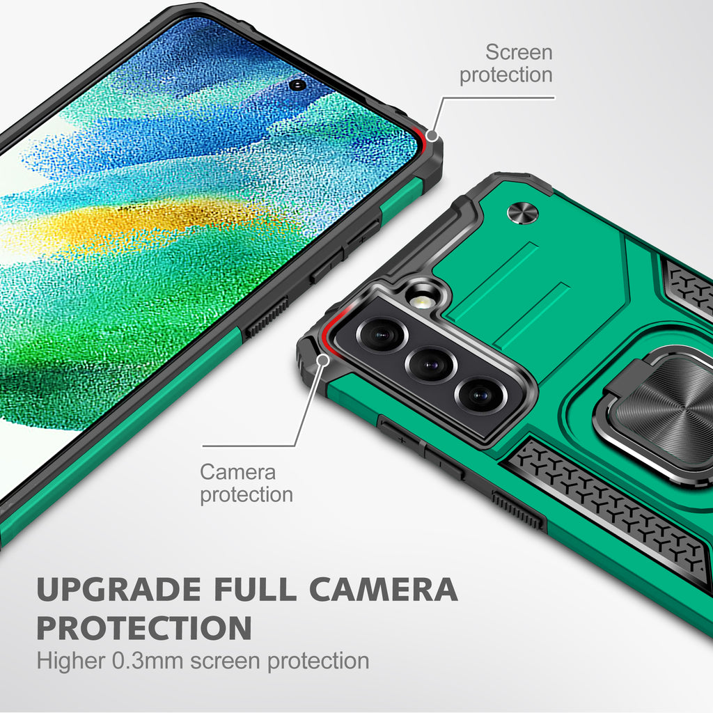 Samsung Galaxy S21 Plus Rugged Tough Case Shockproof Hybrid Cover DARK GREEN