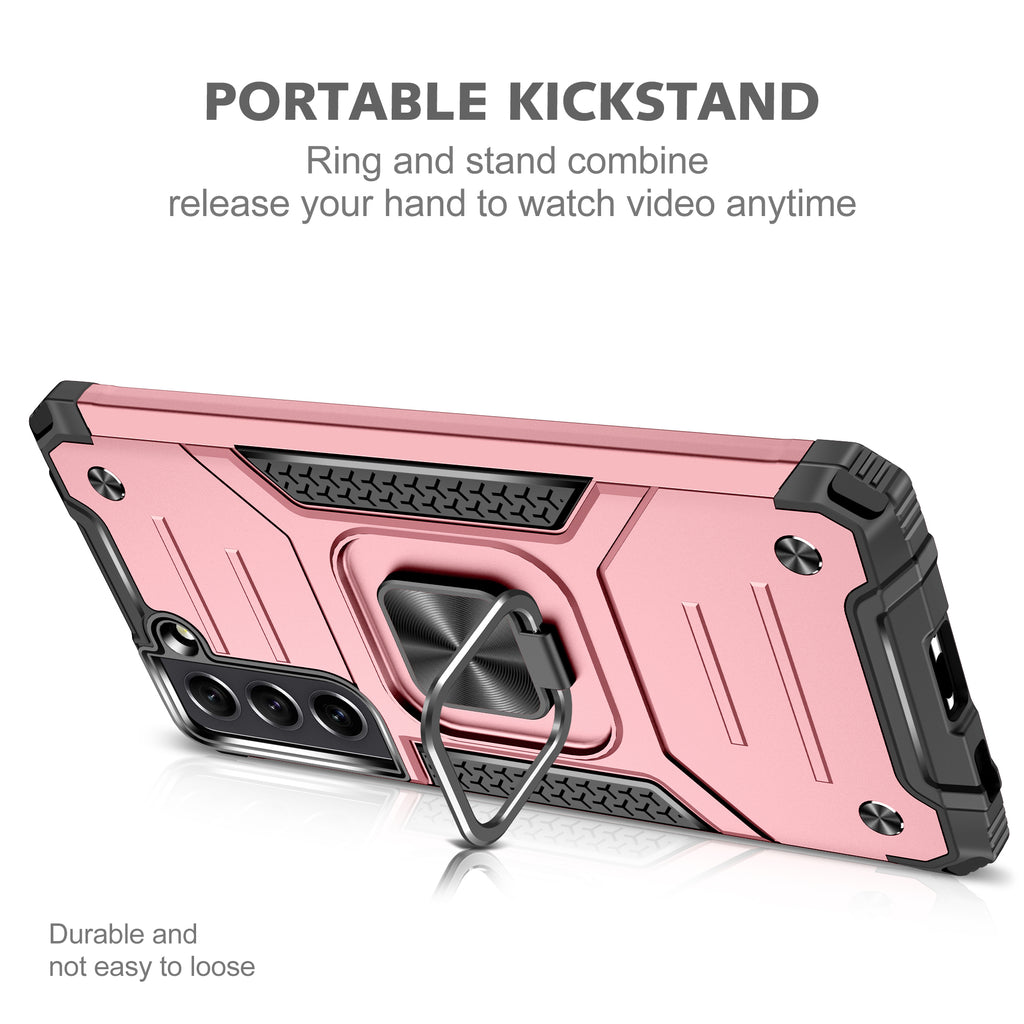 Samsung Galaxy S21 Rugged Tough Case Shockproof Hybrid Cover PINK