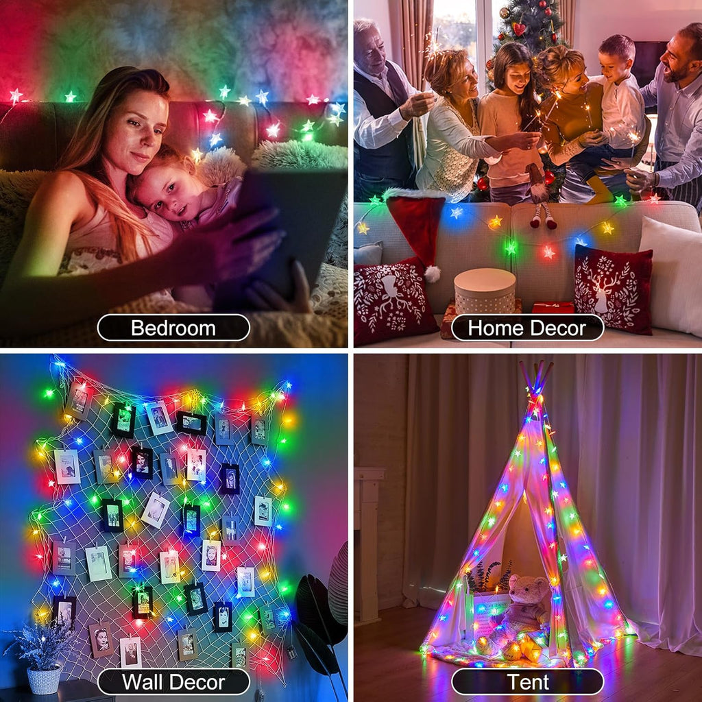 12M 100LED Solar Lights LED Garden Decor Outdoor String Lights Christmas Lights