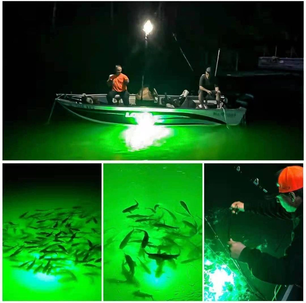 Green LED Underwater Fishing Light