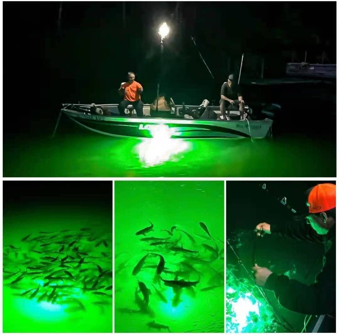 Green LED Underwater Fishing Light