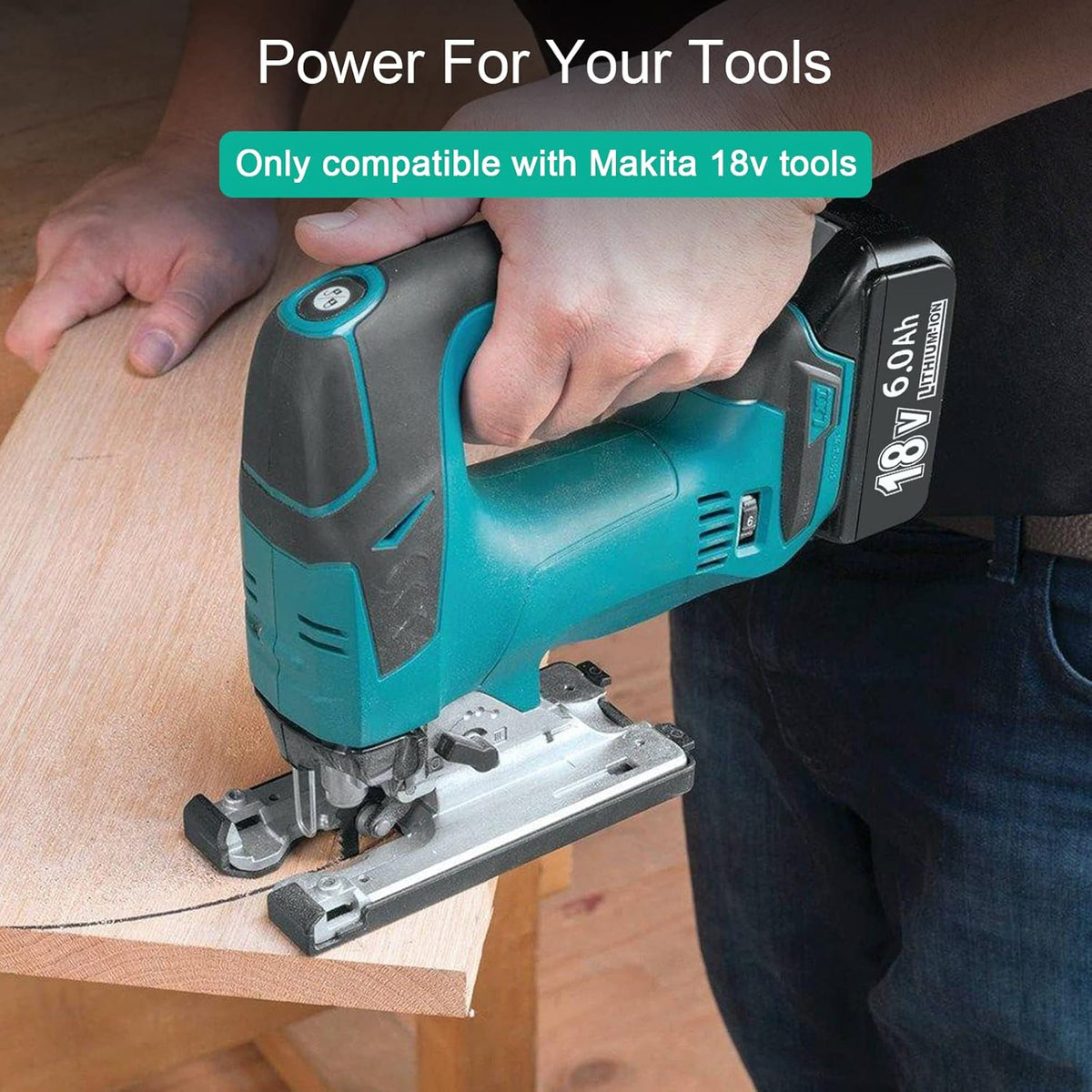 Makita 18V Battery Compatible Replacement 6.0Ah