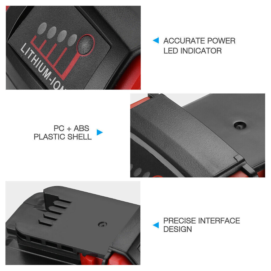 2X Milwaukee M18 Battery compatible Replacement 18V 6.0Ah
