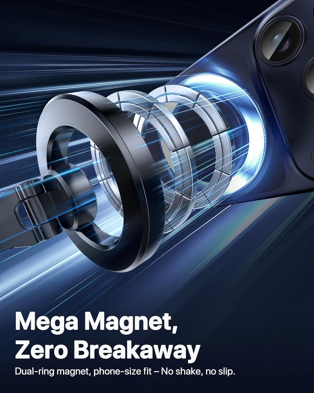 MagSafe Compatible Suction Car Phone Mount