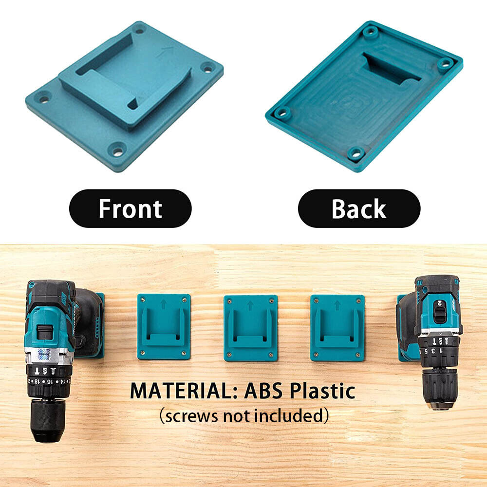 Compatible Blue Makita Power Tool Wall Holder Clip Storage Mount Rack Hanger Table
