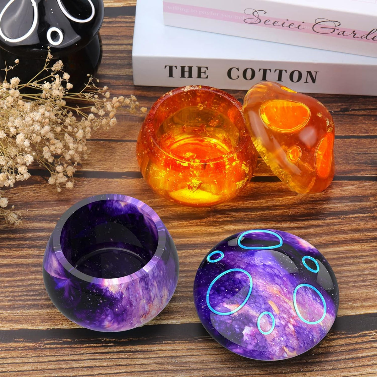 Epoxy Resin Silicone Mould Mushroom Jar