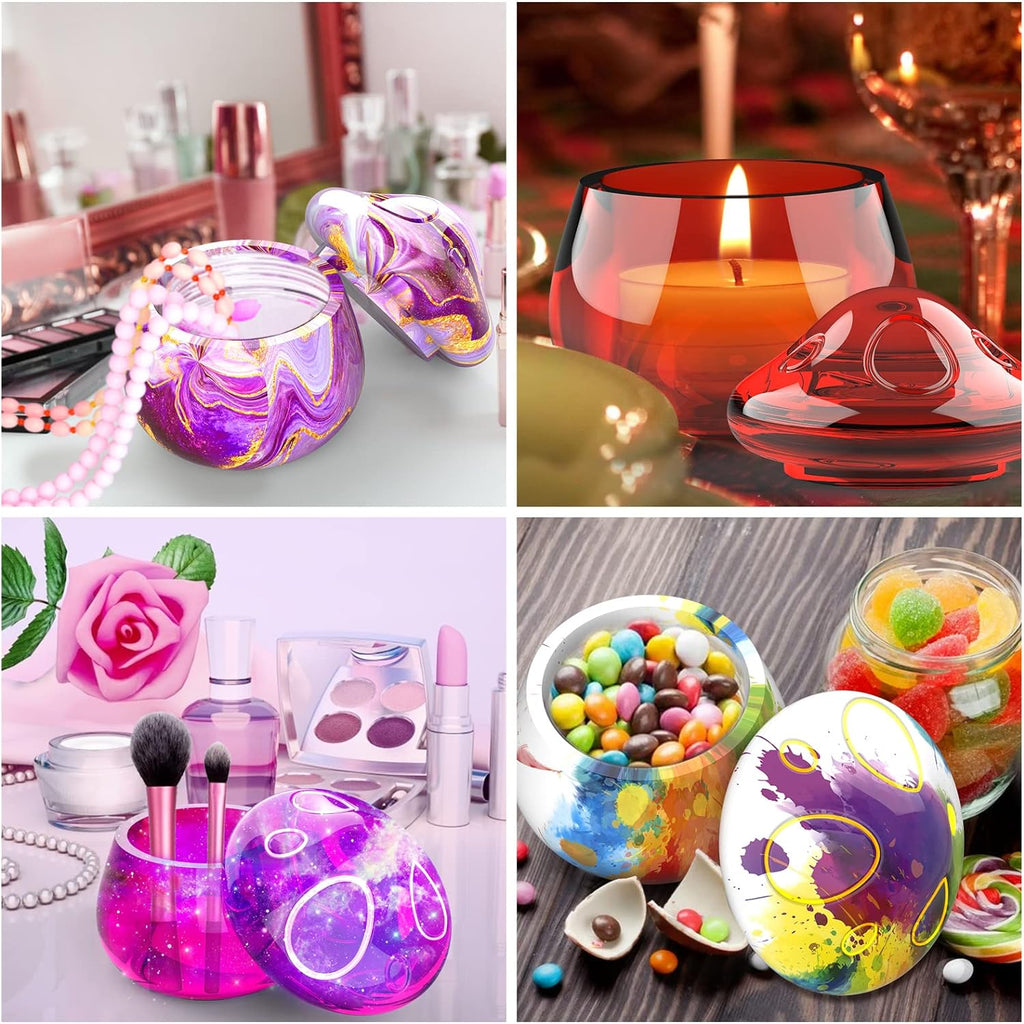 Epoxy Resin Silicone Mould Mushroom Jar