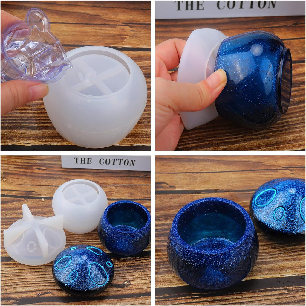 Epoxy Resin Silicone Mould Mushroom Jar