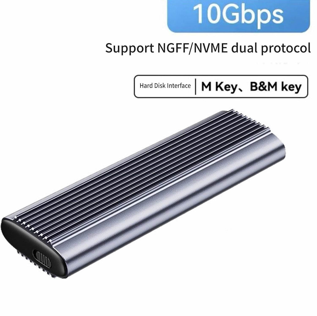 M.2 NVME SATA 10Gbps SSD Hard Drive Enclosure