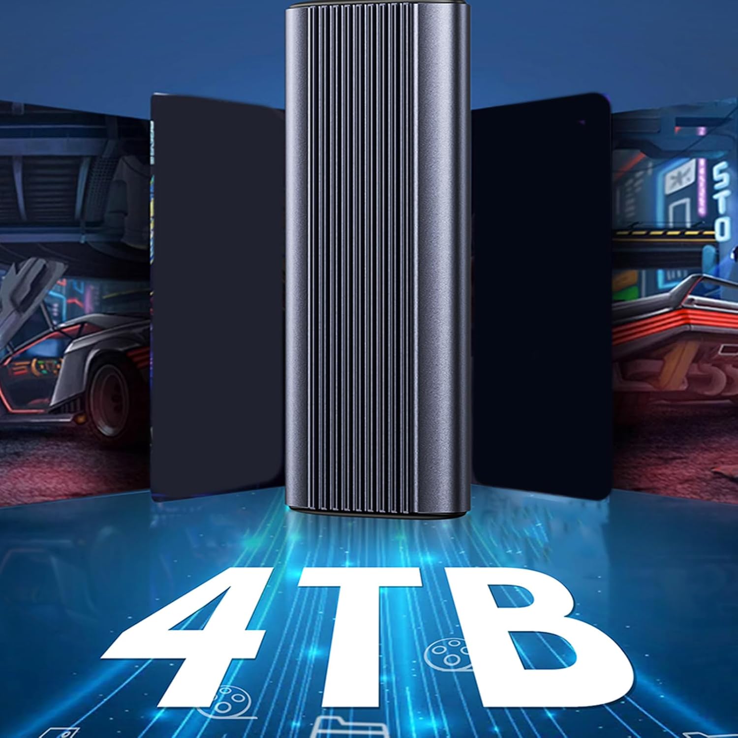 M.2 NVME SATA 10Gbps SSD Hard Drive Enclosure