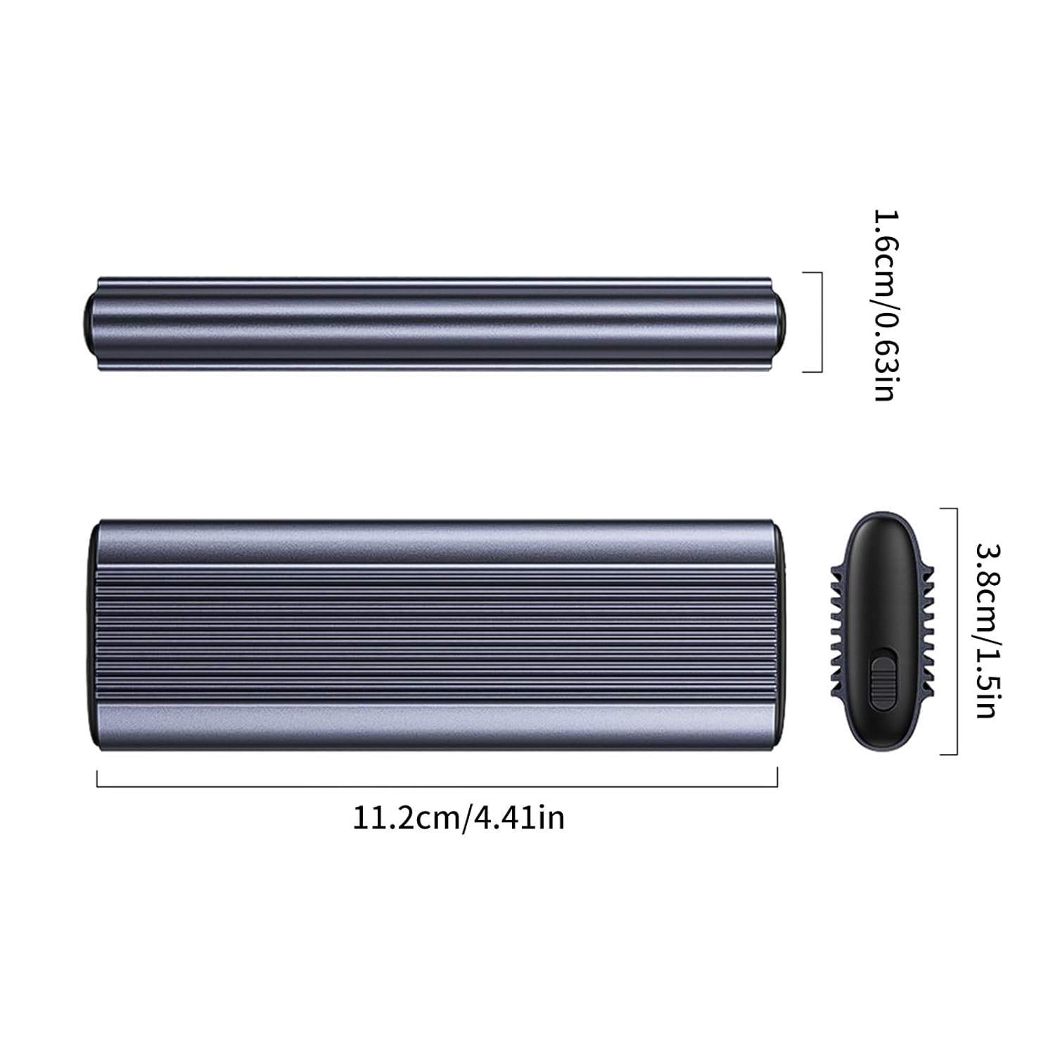 M.2 NVME SATA 10Gbps SSD Hard Drive Enclosure