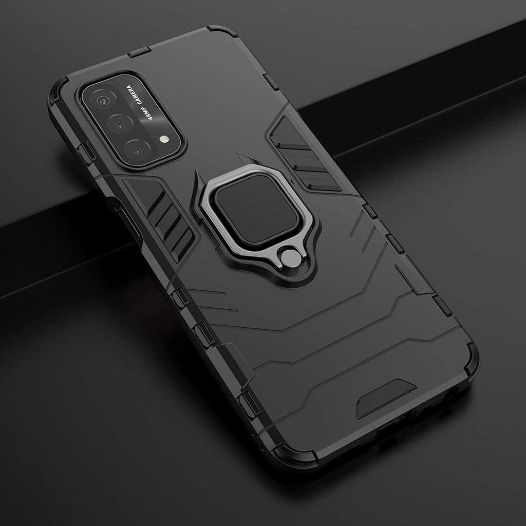 Oppo A54 5G Rugged Tough Case Shockproof Hybrid Cover BLACK