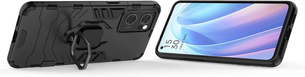 Oppo Find X5 Lite Rugged Tough Case Shockproof Hybrid Cover BLUE
