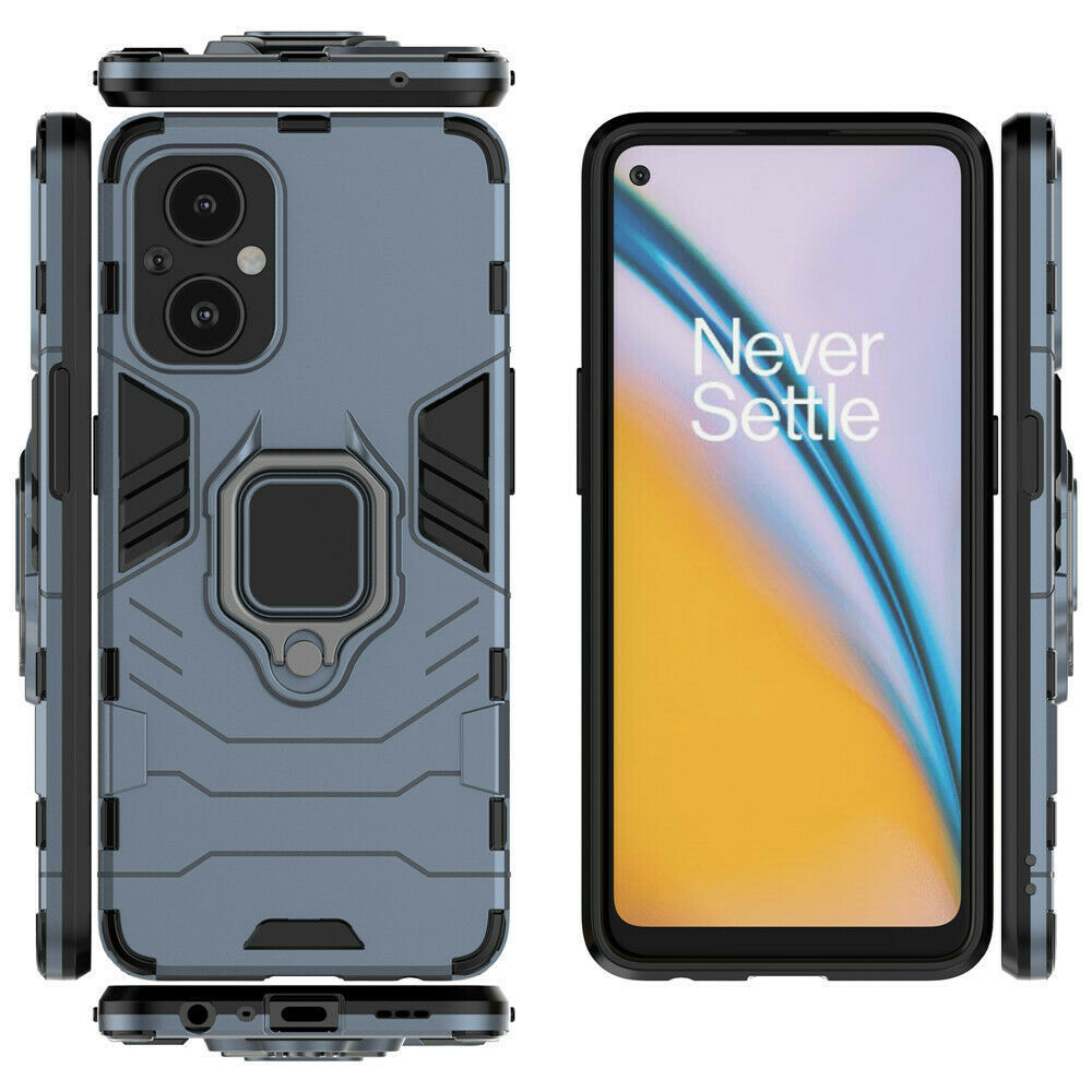 Oppo Reno 8 Lite 5G Rugged Tough Case Shockproof Hybrid Cover BLUE